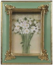 Small Vintage 2.5X3.5 Picture Frame, Mini Antique Ornate Photo Frame, Table Top picture