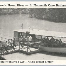 c1910s Mammoth Cave, KY Scenic Boat Trip Schedule Ticket Price Advertising A190 picture