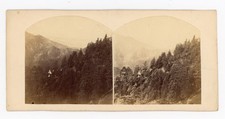 Original Stereoview Photo Simla India Landscape picture