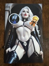 Key Comics#3 LADY DEATH GALERY Risqué Virgin Variant Exclusive Collector Cover picture