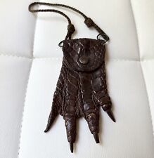 Antique Vintage Taxidermy Crocodile Foot Change-coin Purse Pouch picture