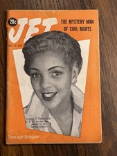 1957 JET Magazine Mystery Man of Civil Rights Simeon Booker Emmett Till Era  picture