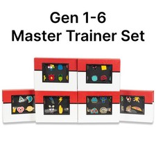 Pokemon Cartoon Anime All 8 Kanto Gym Badges Gen. 1-6 for Cosplay picture