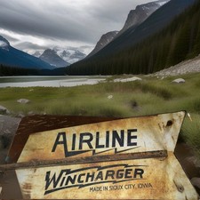 Antique Airline Wincharger Windmill Tail Fin picture