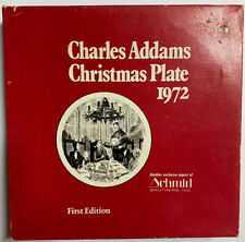 Vintage 1972 Addams Family 1st Edition Christmas Plate By Charles Addams RARE picture