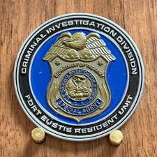 Army CID Fort Eustis Joint Base Langley-Eustis Skull Challenge Coin  1#39 picture