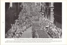 1943 WWII Australian Sixth Division March Sydney Photo Page picture