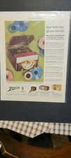 1950's Saturday Evening Post  Full Color  Zenith Radio Phonograph - Gorgeous picture