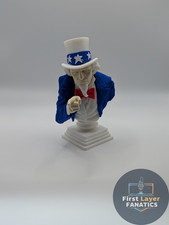 Uncle Sam Bust | Full Color Patriotic Statue | 4th of July Americana Decor picture