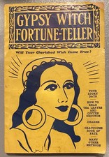 Vintage 1916 Halloween Gypsy Seer Witch Fortune Teller Occult Magic Witchcraft picture