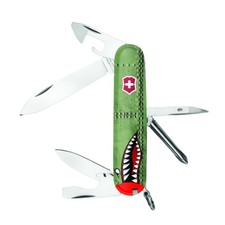 Victorinox Swiss Army OD GREEN SHARK MOUTH TINKER Knife Knives Multi Tool picture