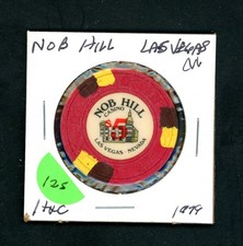 Scarce $5.00 Nob Hill Las Vegas, Nevada Casino Chip picture