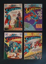 SUPERMAN 273 274 275 276 DC COMICS 1974 LOT - KEY 1ST CAPTAIN THUNDER SHAZAM picture