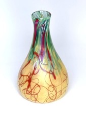 Gold Luster Vase With Red & Green Design.  by Saul Alcaraz picture