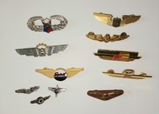 Antique set Spirit Airlines Pilot Wings Metal American Trump picture