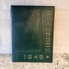 Vintage 1949 Shamrock Yearbook St Joseph HS Oil City PA Annual EPHEMERA picture