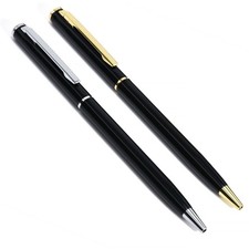 Stainless Steel Ballpoint Pen Ball Point Writing Pen Student Stationery Retro picture