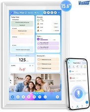 15.6'' Digital Calendar Chore Chart Family Schedules Wall Touch Screen Voice AI picture