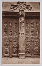 Aix-en-Provence St. Sauveur Cathedral Wooden Doors RPPC Postcard picture