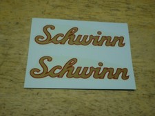 Mint Original 1946 thru 1948 Schwinn Mens Autocycle Tank Bicycle Decals  picture