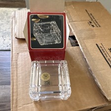 RCR Royal Crystal Rock Cuba Lead Crystal Trinket Box 24% PbO w/ Box picture