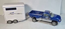 Vintage 2002 Breyer Horse Trailer +  Round Up Dually Pickup Truck Show Horses picture
