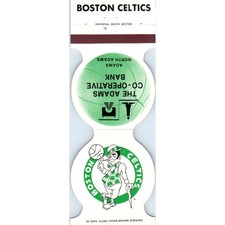 1984 Boston Celtics NBA Schedule Matchbook Cover SA6-M4 picture