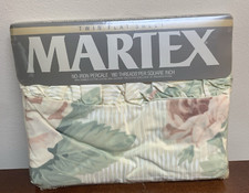New NOS Martex Twin Flat Sheet Maggie's Rose Vintage 1980's picture