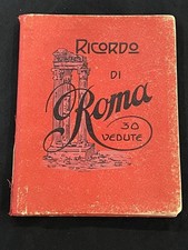 Italian Photo Album Ricordo di Roma 30 Vedute Views SPQR Antique  picture