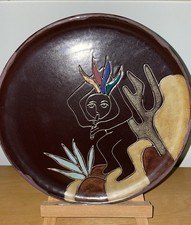 Design By Mara Vintage Mexican Wall Hang Plate picture