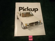 NOS 1982 VW VOLKSWAGEN PICKUP  Original Dealer Sales Brochure ~ #1128 picture