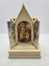 VINTAGE RAYLITE PARAMOUNT  CHRISTMAS CHURCH 1950s FOR REPAIR READ picture