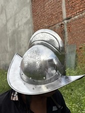 Handcrafted Medieval Engraved Morion Helmet | Renaissance Armor | Knight Cosplay picture