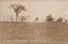 RPPC West Winterport Maine Panoramic Town View 1912 Business District picture