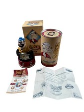Vintage 1994 Fossil Popeye #2 Brutus Limited Edition Watch, Figurine and Caniste picture