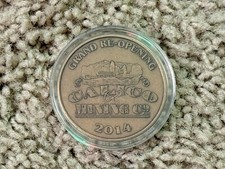 Knott's Berry Farm Souvenir Coin Calico Mining Co Re-Opening 2014 RARE OOP picture