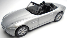 MAISTO BMW Z8 SILVER 1:64 DIECAST 2 7/8