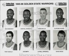 1995 Press Photo Golden State Warriors Basketball Player Headshots - srs01772 picture