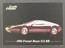 1984 Ferrari Boxer 512 BB 1992 Exotic Cars Card #81 (NM) picture