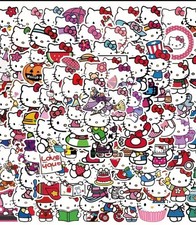 50 PCS Sanrio Hello Kitty Random Stickers Laptop Phone Waterbottle picture