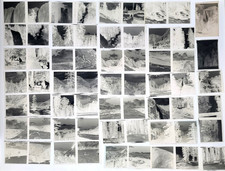 Vtg 1940s Yosemite Valley CA Photo Negatives Images Camping Scenic WW2 Era RARE picture