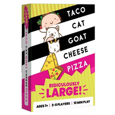 Taco Cat Goat Cheese Pizza Ridiculously Large Card Game: Oversized Edition, Fami picture