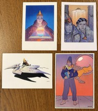 —MOEBIUS (Jean Giraud)—  GORGEOUS Set/Lot of (4) Vintage Postcards  *IMPORTED* picture