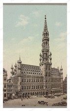 Brussels City Hall Standard Postcard COPY RPPC picture