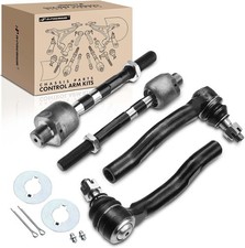 A-Premium Set of 4, Front Inner & Outer Tie Rod End Kit, Compatible with Nissan  picture