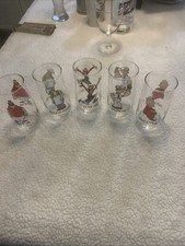 Popye Sailor Vintage 1975 Drinking Glasses 5 Total picture