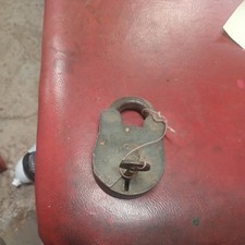 Vintage Antique Hobbs & Co. Padlock Lock With Key London Collectible  picture