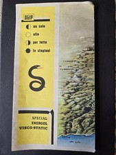 Vintage 1950's Roadmap and Information From the Genova, Italy Area Vespa Ads picture