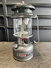 Coleman Dual Fuel Lanterns Lot 285 Series White Gas Unleaded Camp Light picture