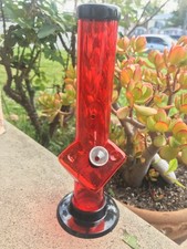 10'' Tall acrylic water pipe bong /Dice Design picture